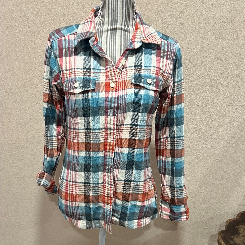Patagonia Multicolor Plaid Button-Up Flannel Shirt